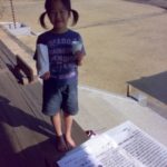 馬頭院での写経の様子