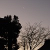 2008年12月24日　明け方の月