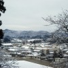 2009年3月4日　雪化粧した町並み